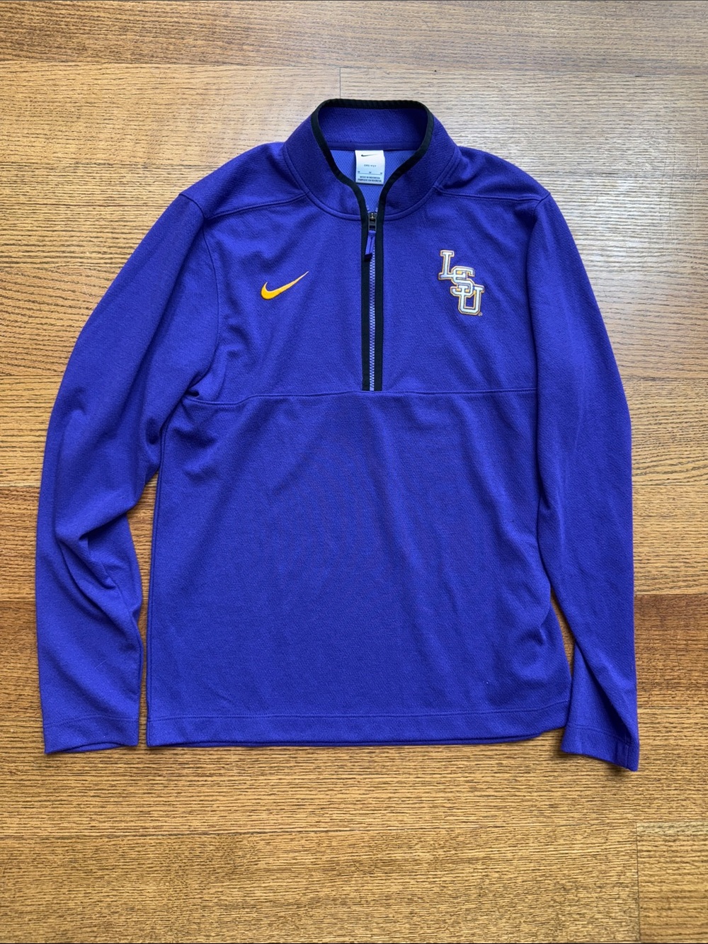 LSU Men’s Nike Victory Dri-FIT 1/2-Zip Top - Purple